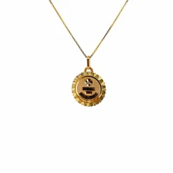 Médaille Amour Or Jaune 18k & Diamant