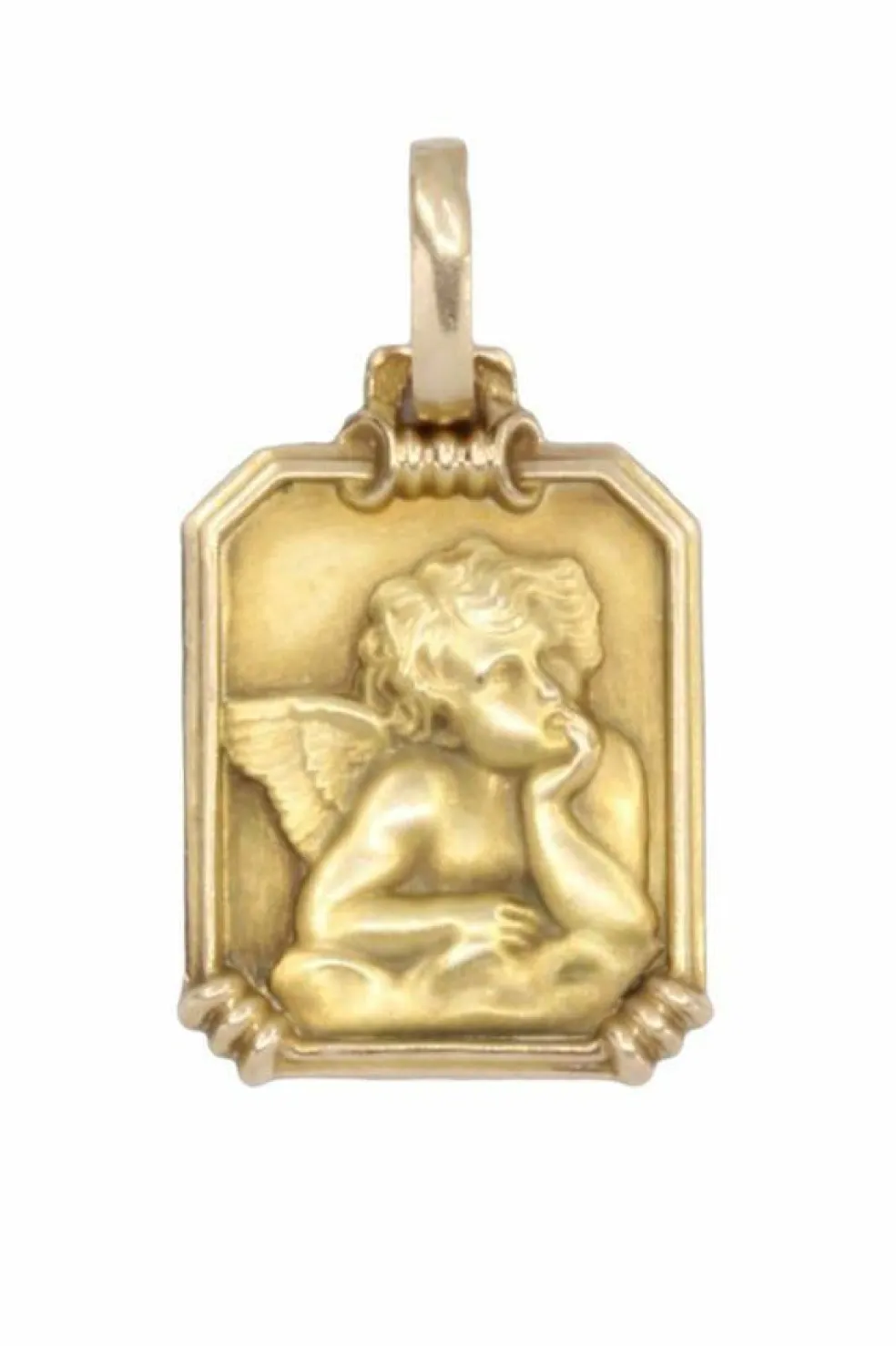 MÉDAILLE ANCIENNE ANGE RAPHAËL