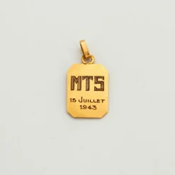 Médaille ancienne ange Raphaël