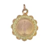 Médaille ancienne de baptême 2 ors