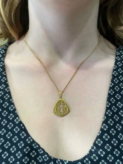 MÉDAILLE ANCIENNE MONAGRAMME