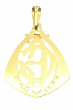 MÉDAILLE ANCIENNE MONAGRAMME