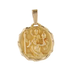 Médaille ancienne Saint Christophe signée Contaux