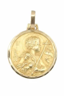 MÉDAILLE ANCIENNE SAINT JEAN LE BAPTISTE