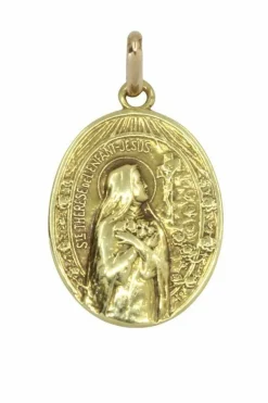MÉDAILLE ANCIENNE SAINTE THÉRÈSE
