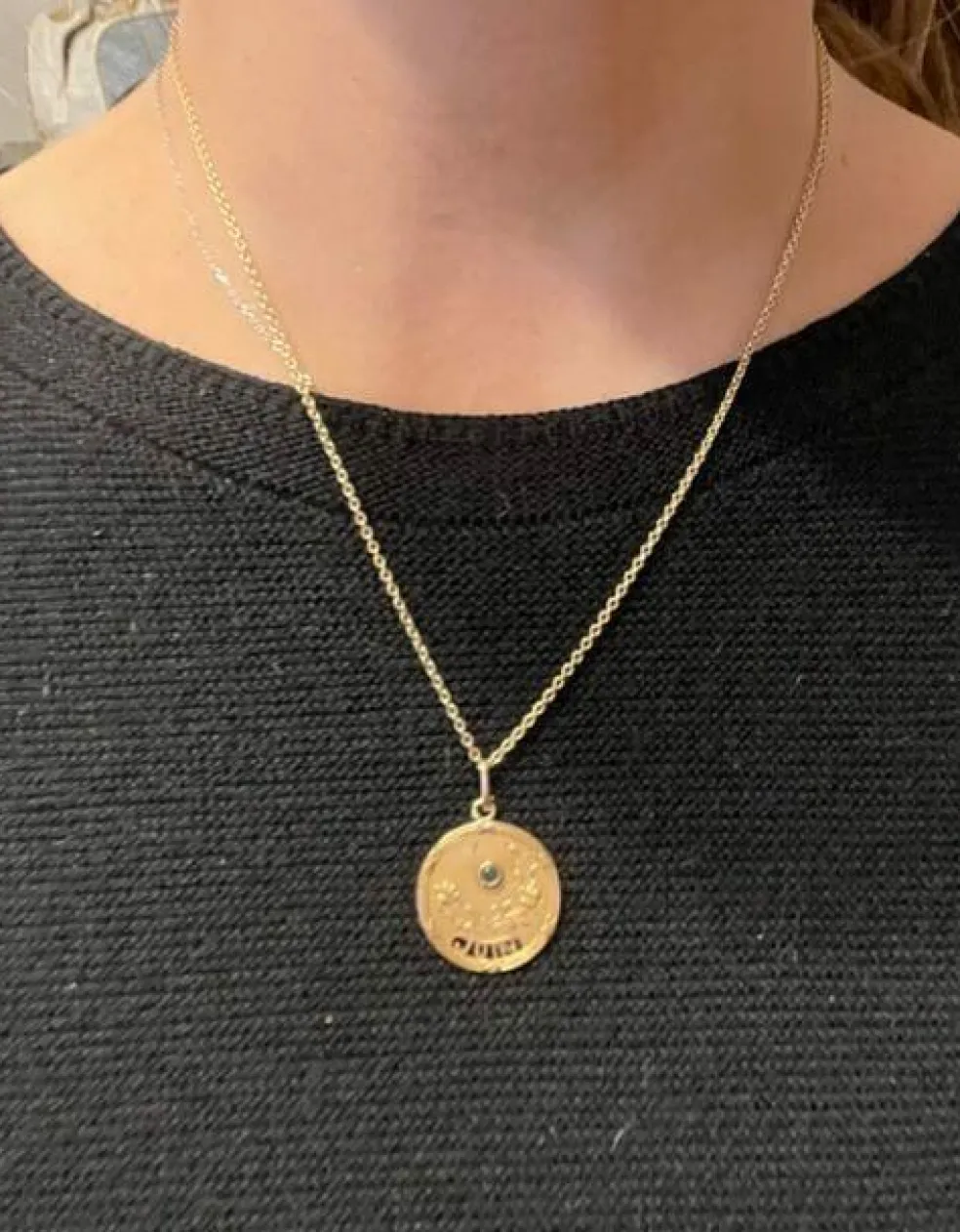 Médaille Art Nouveau, en Or jaune