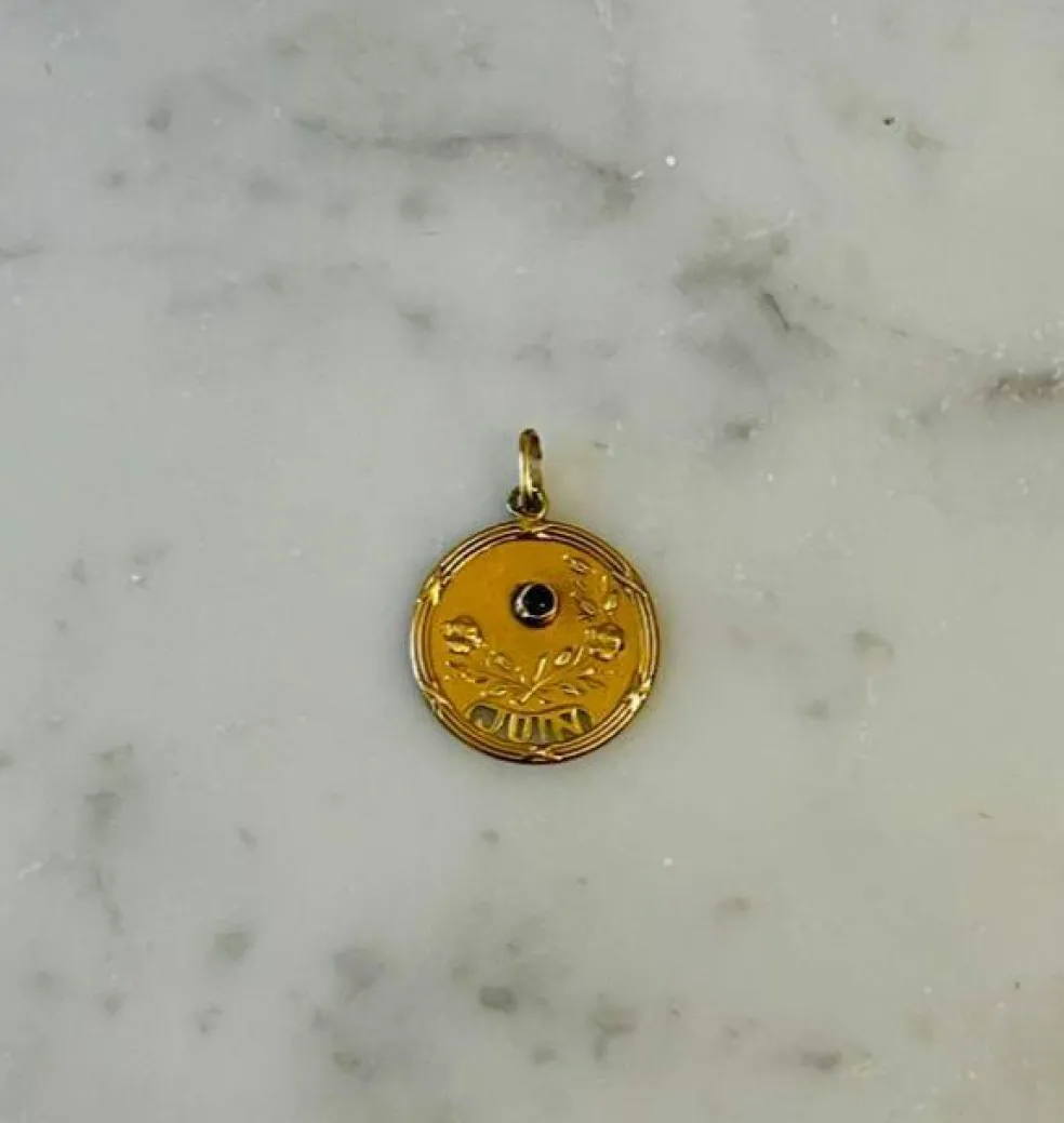 Médaille Art Nouveau, en Or jaune