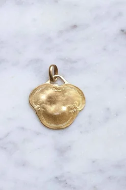 Médaille Art Nouveau Gloria par F. Rasumny sur or