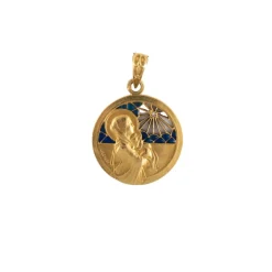 Médaille Art Nouveau Liegault diamant et émail plique à jour