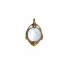 Médaille Art Nouveau Vierge sur nacre
