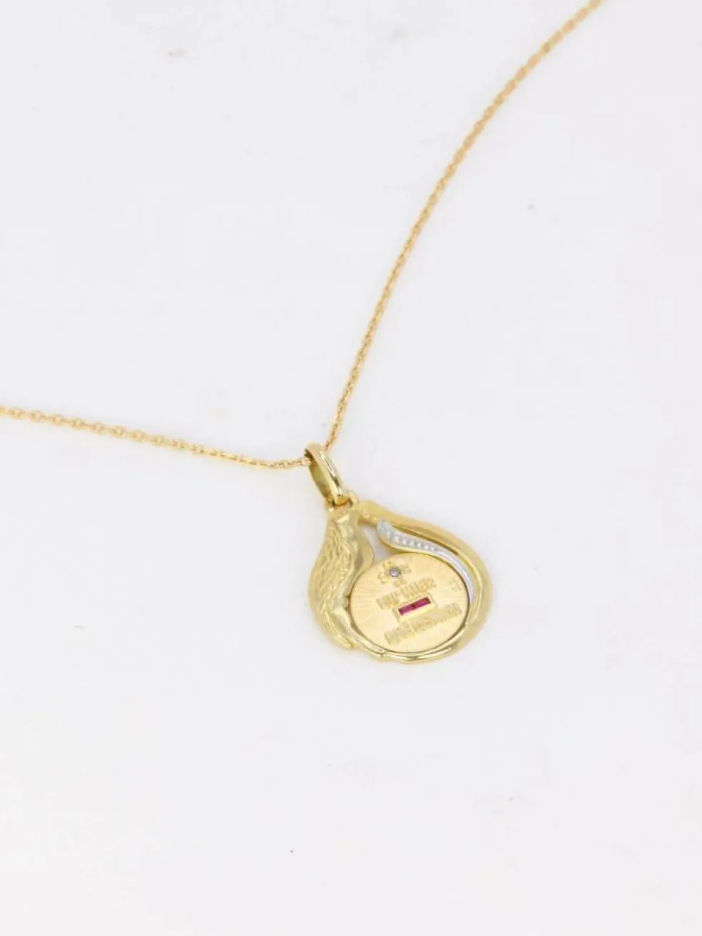 Médaille Augis Colombe en or, Plus qu’hier moins que demain, A. Augis