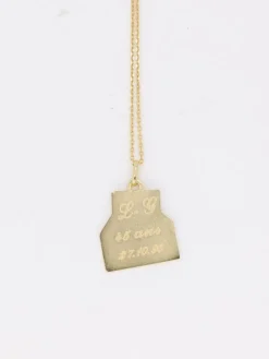 Médaille Augis lettre d’amour Plus qu’hier moins que demain
