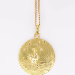 Médaille Augis rubis, saphirs & diamants