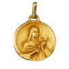 Médaille Augis vierge en Or jaune