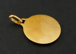 Médaille Augis vierge en Or jaune