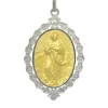 Médaille Belle Epoque 2 ors Diamants