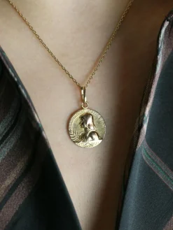 Médaille bienheureuse Jeanne d'Arc or jaune