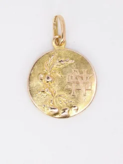Médaille bienheureuse Jeanne d'Arc or jaune