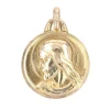 Médaille Christ en or rose