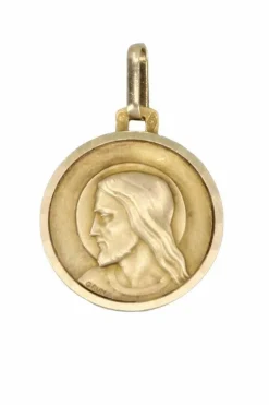 MÉDAILLE CHRIST SIGNÉE GRUN