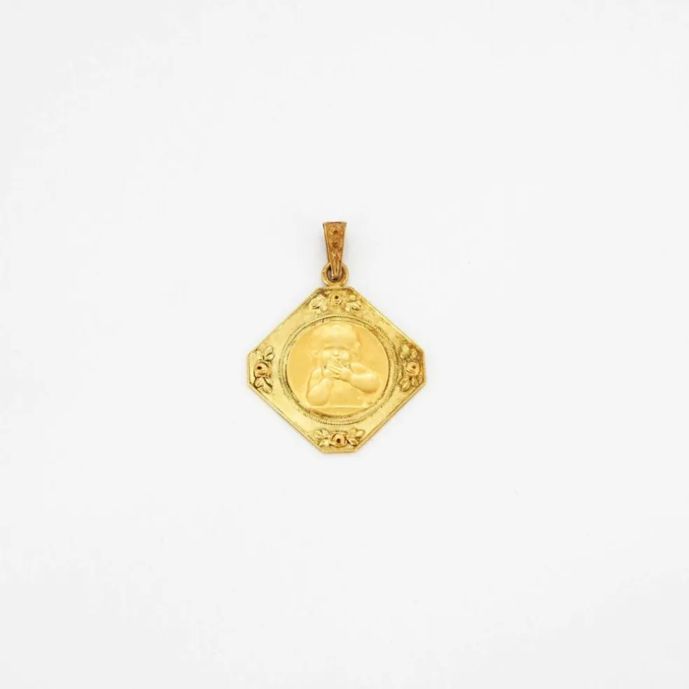 Médaille Chérubin en Or jaune