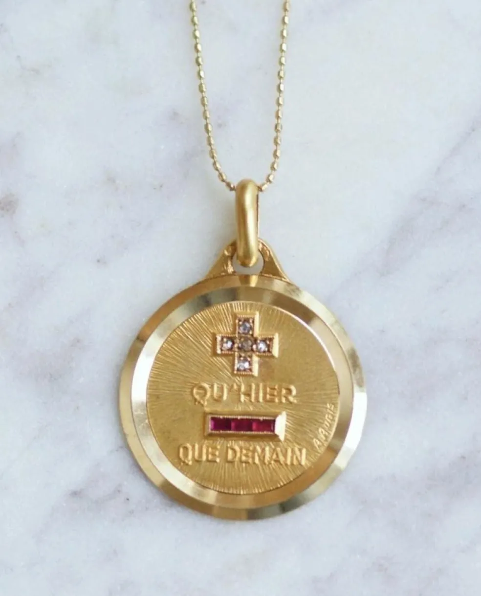 Médaille d'amour A.AUGIS en or jaune