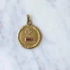 Médaille d'amour ancienne AUGIS or jaune