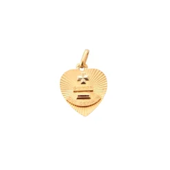 Médaille d'amour Augis forme coeur