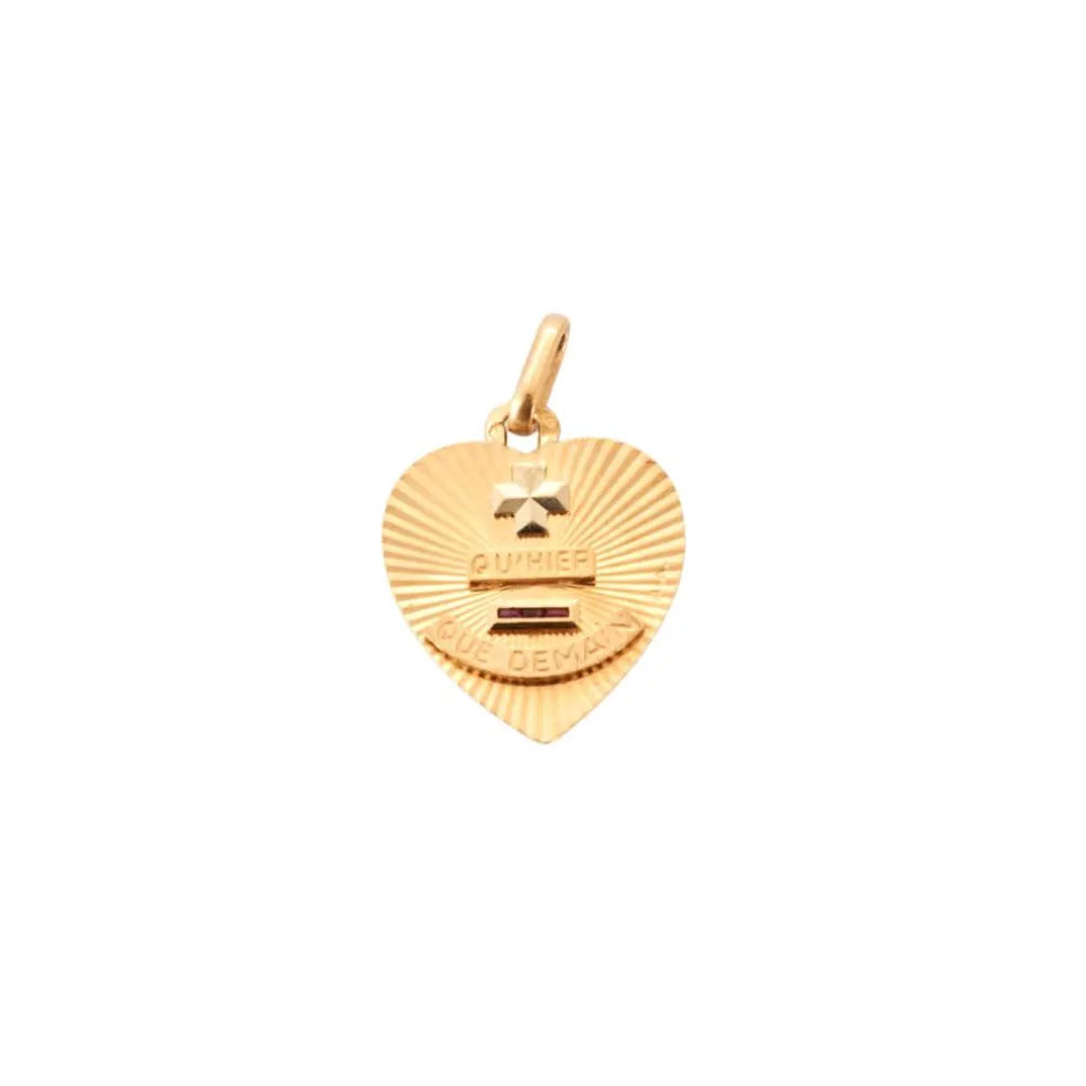 Médaille d'amour Augis forme coeur