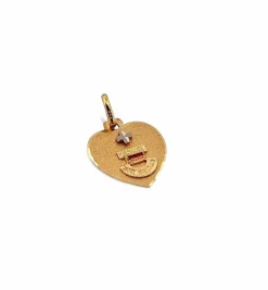 Médaille d’amour coeur 2 ors