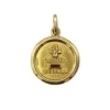 Médaille d'amour en Or jaune, diamant & rubis
