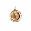 Médaille de la Sainte Vierge Marie en or jaune