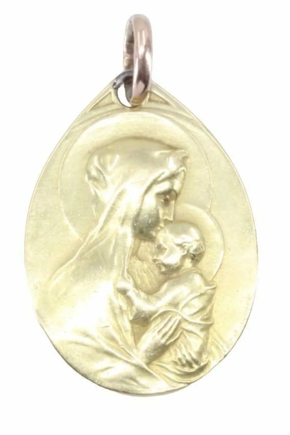 MÉDAILLE DE LA VIERGE À L'ENFANT
