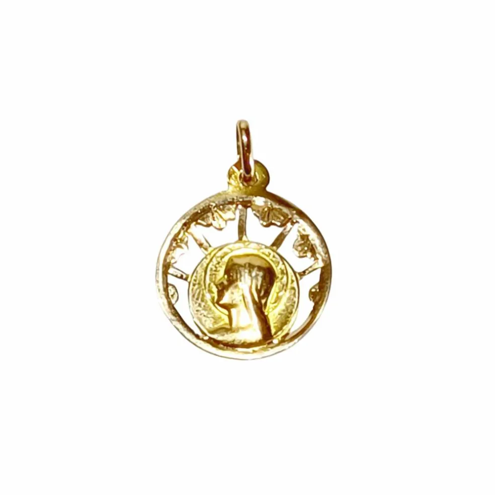 Médaille de la Vierge or rose