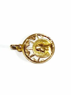 Médaille de la Vierge or rose