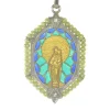 Médaille Diamants et émail plique-a-jour