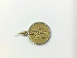 Médaille Du Scapulaire En Or