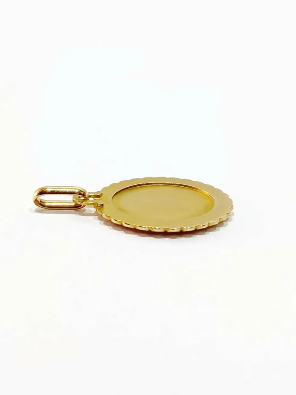Médaille du zodiac vierge or jaune