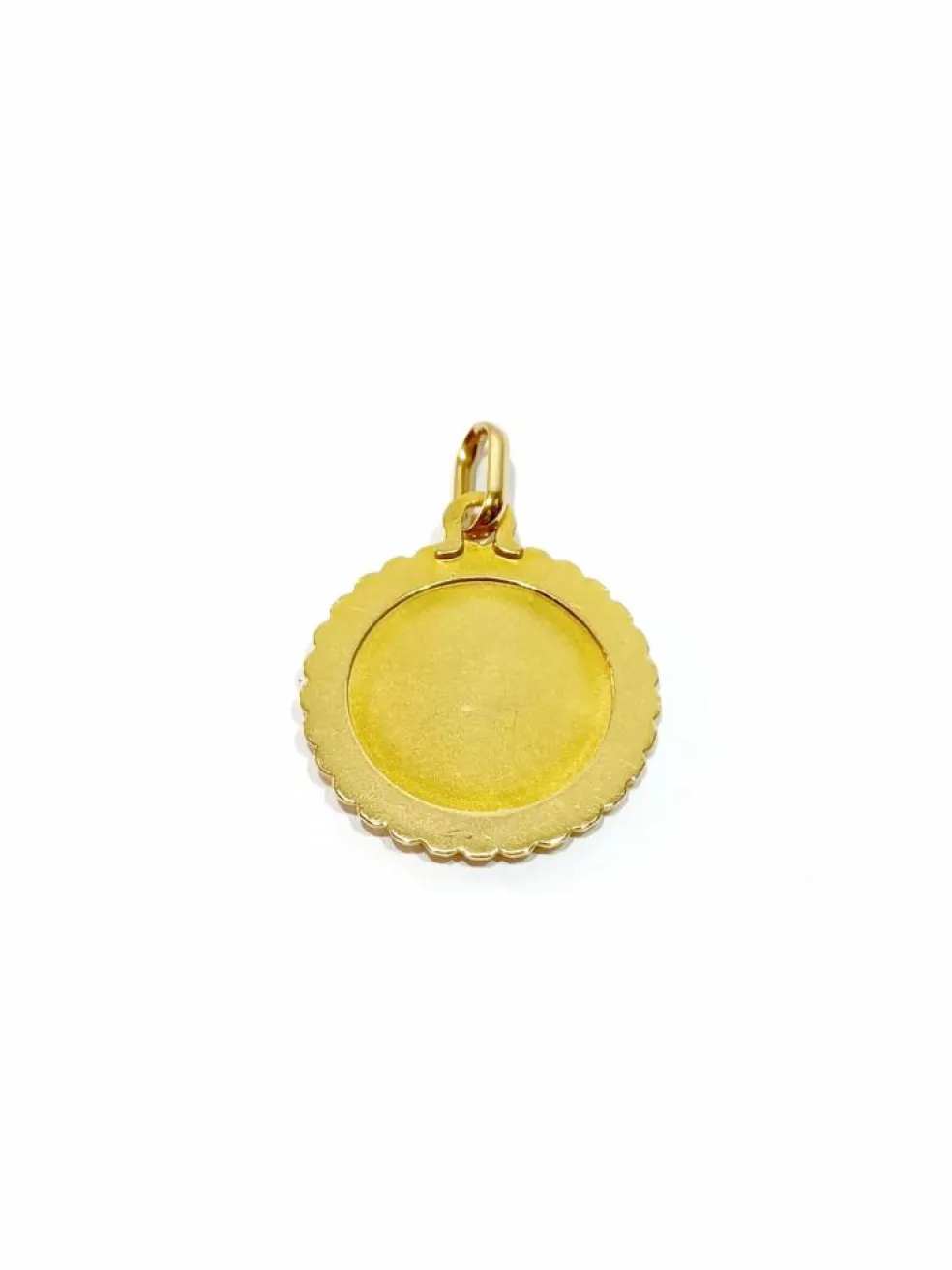 Médaille du zodiac vierge or jaune