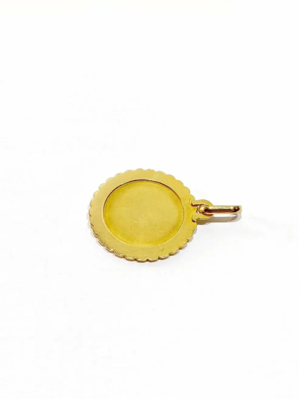 Médaille du zodiac vierge or jaune