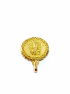 Médaille du zodiac vierge or jaune