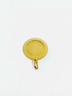 Médaille du zodiac vierge or jaune