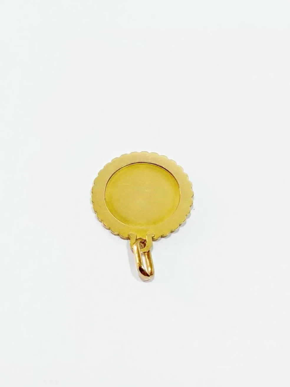 Médaille du zodiac vierge or jaune