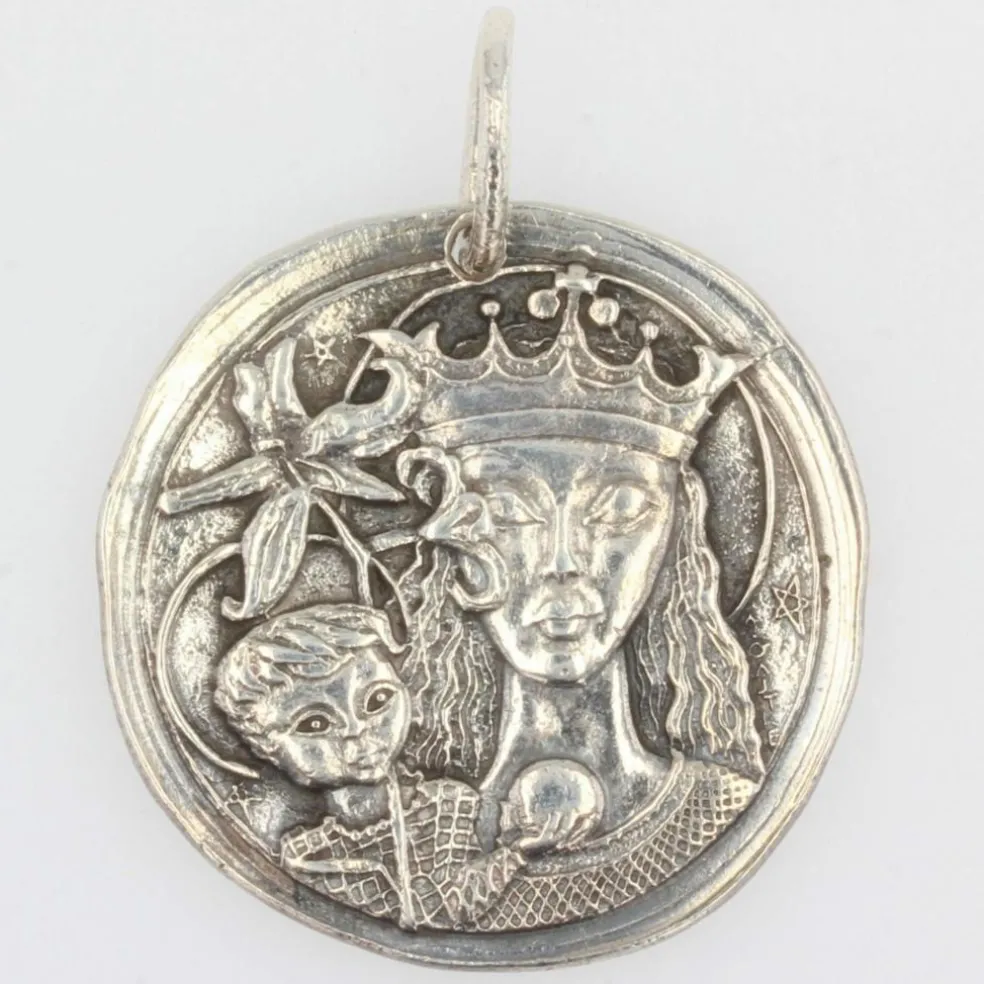 Médaille en argent Monnaie de Paris La dame au Lys