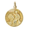 Médaille en or jaune Saint Christophe