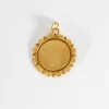 Médaille Etoile d'amour or jaune et rubis