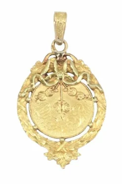 MÉDAILLE IDENTITÉ ART DÉCO