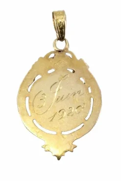 MÉDAILLE IDENTITÉ ART DÉCO