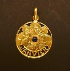 Médaille Janvier en or