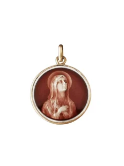 Médaille émail Brun